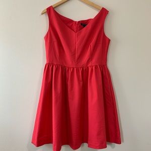 French Connection Pink Fit and Flare Dress